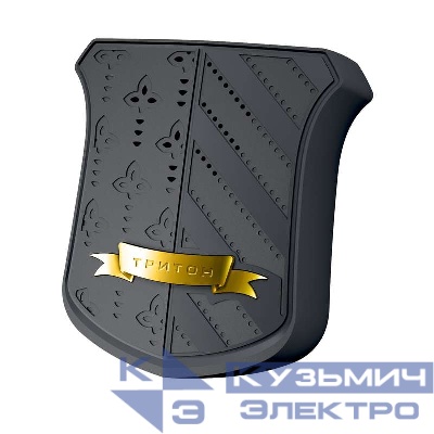 Звонок проводной Готик аэропорт 220В 80-90дБА черн./зол. МОНОМАХ ГЗ-01