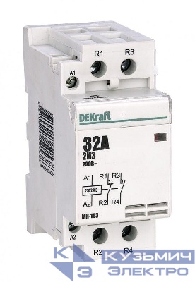 Контактор модульный МК-103 2НЗ 40А 230В DEKraft 18080DEK