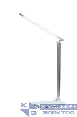 Светильник настольный UF-834 C01 8Вт 5 ССТ диммир. ночник таймер зарядка бел. Ultraflash 15723