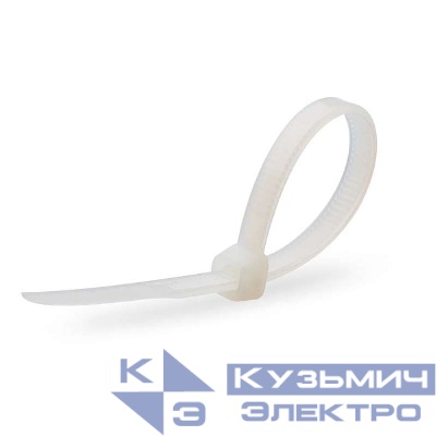 Хомут кабельный КСС 4х200 нейл. бел. (уп.100шт) Fortisflex 49397