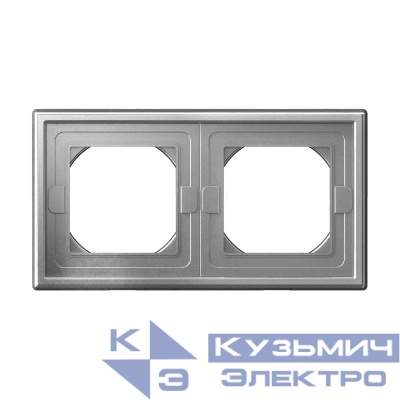 Рамка 2-м ArtGallery IP44 алюм. SE GAL440302
