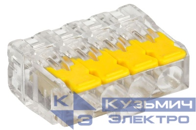 Клемма строительно-монтажная СМК 221-414 IEK UKZ60-414