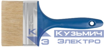 Кисть флейцевая "Модерн" натур. светлая щетина пластиковая ручка 4дюйм (100мм) FIT 01158