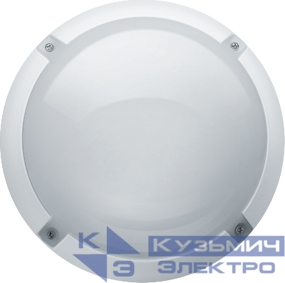 Светильник светодиодный 94 829 NBL-PR1-8-4K-WH-IP65-LED 8Вт 4000К IP65 ЖКХ поликарбонат круг бел. (аналог НПП) Navigator 94829