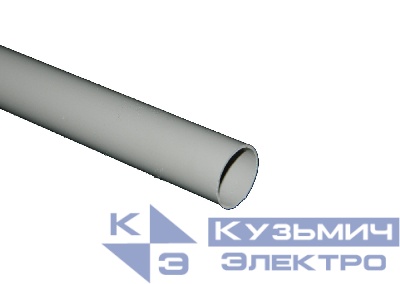 Труба жесткая, ПВХ, d16 мм, серая, 3м "УП"
