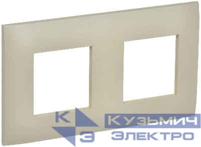 Рамка 2-м SKANDY SK-F01B беж. IEK SK-M22-K10