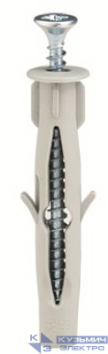 Саморез 4х60мм с дюбелем F8 (уп.100шт) DKC CM06542