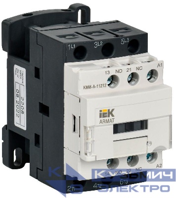Контактор КМИ-А-11212 LC1D 12А кат. 36В AC 1НО+1НЗ AC-3 IEK AR-ACC-11-012-036-11