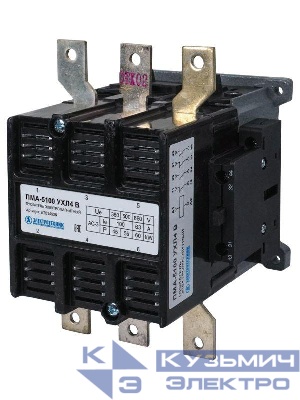 Пускатель электромагнитный ПМА-5100 УХЛ4 В 100А 110В 2НО+2НЗ IP00 нереверсивный без реле Электротехник ET014635