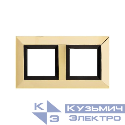 Рамка 2-м 4мод. Avanti метал. зол. DKC 4408854