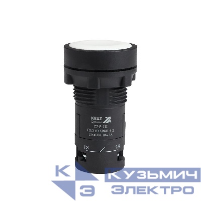 Кнопка OptiSignal Compact D22 С7-P-111 бел. 1НО+1НЗ XB7NA15 КЭАЗ 362042