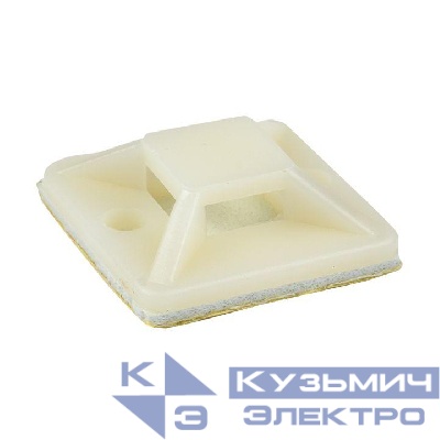 Площадка самоклеящаяся 30х30мм бел. (уп.100шт) EKF plc-30x30