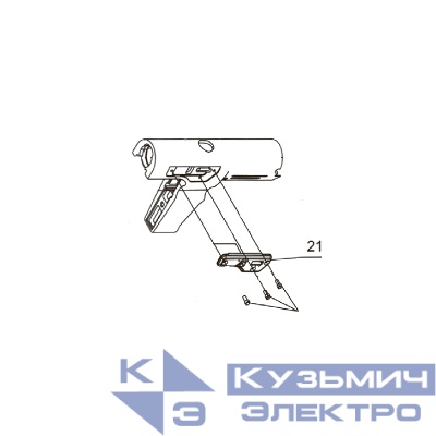 Запчасть №21 для FD301R. Крышка