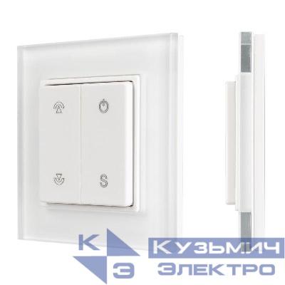 Панель SMART-P47-DIM-G-SUF (3В 1 зона Knob 2.4G) (стекло) Arlight 032983