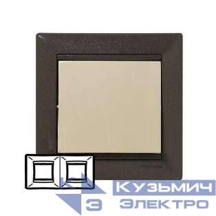 Рамка 2-м Valena горизонт. модерн Leg 770002