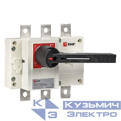 Рубильник-выключатель 3п 250А с рукояткой управления для прямой установки PowerSwitch PROxima EKF psds-250-3