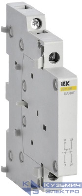Контакт дополнительный ДК11-КМ 1НО+1НЗ KARAT IEK MKK00D-DK-11