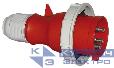 Вилка кабельная 32А 5п 3P+N+PE 6ч 400В IP67 tls Bals 210607