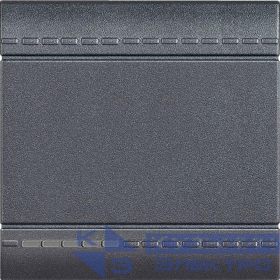 Клавиша без символа размер 2мод. LivingLight антрацит Leg BTC L4915M2N