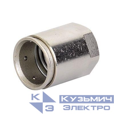 Муфта труба-коробка d63мм IP66/IP67 М63х1.5 внутр. резьба никелир. латунь DKC 6112-A63N