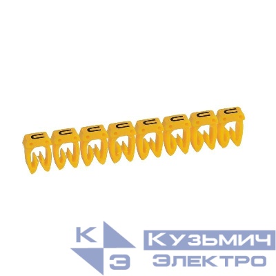 Маркер каб. 4-6кв.мм CAB3 "U" (уп.300шт) Leg 038380