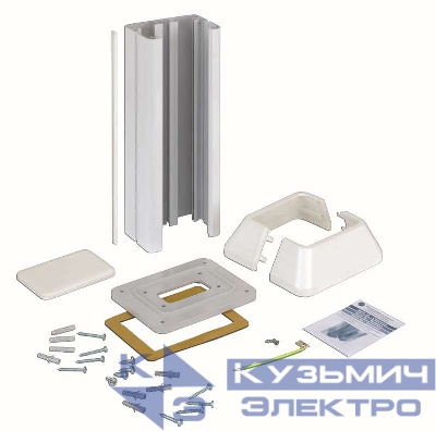 Мини-колонна 1сторона на 2 S-мод. 336х71.5(125)х109.5(164)мм бел. Simon Connect ALC312-9