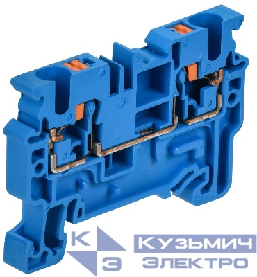 Клемма пружинная Push In CP 4кв.мм син. ARMAFIX IEK AF-CT20-00-K07-004