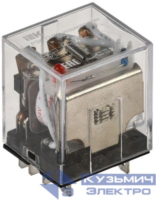 Реле РЭК 77-3(LY3) с инд. 10А 24В DC IEK RRP10-3-10-024D-LED