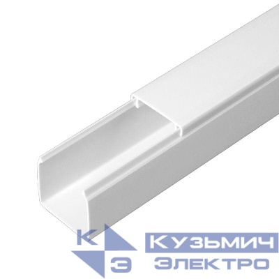 Кабель-канал 25х25 L2000 с двойн. замком бел. Промрукав PR.0625251