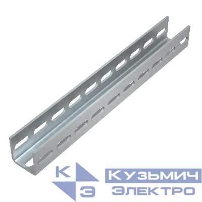 Профиль перфорированный 50х50 L300 сталь 2.5мм P50-50-2.5-300 3P тройная перфорация швеллер КМ LO1516