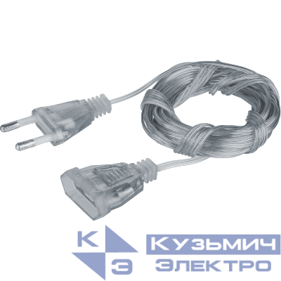 Удлинитель 3м 95 076 NPE-G-02 для подключения светодиодных гирлянд NAVIGATOR 95076