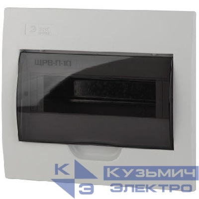 Бокс ЩРВ-П-10 мод. встраив. пластик IP41 SIMPLE NO-box_simple-plastic_10_flush ЭРА Б0041512
