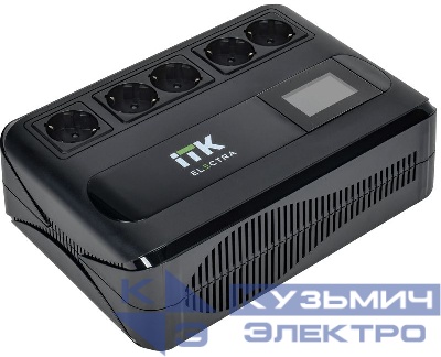 Источник бесперебойного питания ELECTRA LT5 600В.А/360Вт LCD с АКБ 1х7А.ч ITK ELT5-600VA-1-001