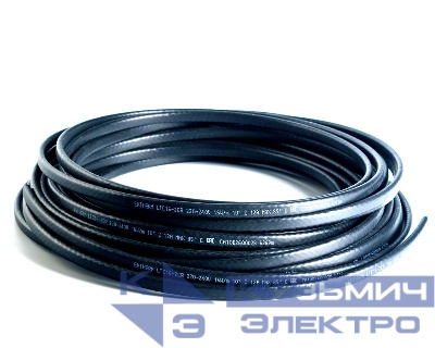 Кабель нагревательный саморег. 16Вт/м строительного применения (трубы) термопласт Extherm LXTC16-2CR