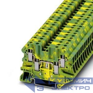 Клемма защитного провода UT 4-QUATTRO-PE Phoenix Contact 3044597
