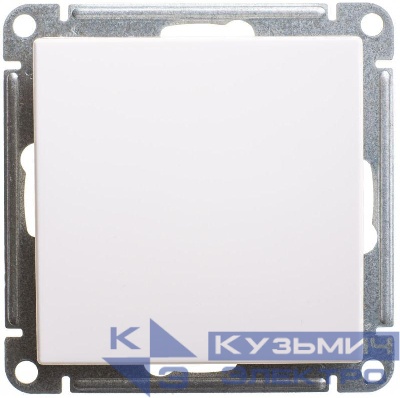 Переключатель проходной 1-кл. СП W59 Aqua 10А IP44 10AX механизм бел. SE VS610-156B-1-86