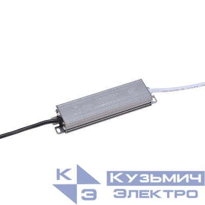 Источник питания (драйвер) 12В 60Вт IP67 с проводами влагозащ. Rexant 200-1000