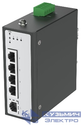 Коммутатор промышленный неуправляемый ISU-430 Ethernet 5 портов 10/100BaseT разъем RJ45 24В AC/12/24/48В DC с резервированием ONI ISU-430-5FE0000000000