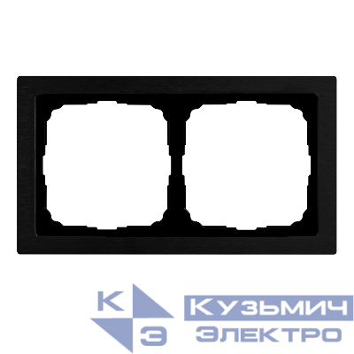 Рамка 2-м ArtGallery Pure метал. оникс SE GAL312302