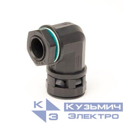 Комплект монтажный муфта 90град. труба-коробка DN 10мм М16х1.5 полиамид черн. DKC PACN10M16N