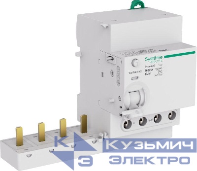 Блок дифференциального тока 4п 25А 100мА тип AC Systeme9 400В SE S9V13425
