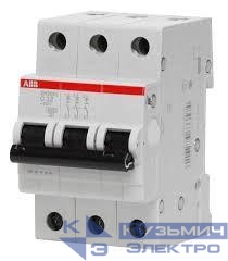 Выключатель автоматический модульный 3п C 40А 6кА SH203 C 40 ABB 2CDS213001R0404