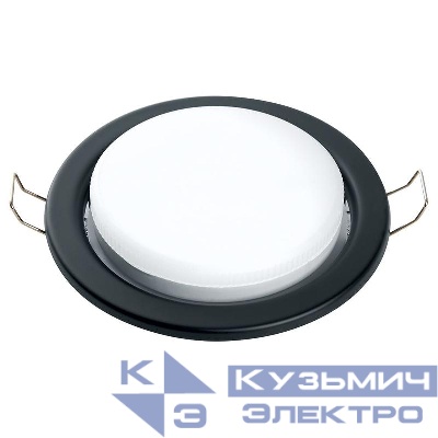 Светильник DL53 20Вт 230В GX53 потолочн. встраив. без лампы черн. матов. FERON 41702