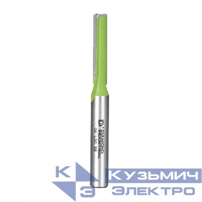 Diamond Industrial Фреза пазовая прямая с торцевым ножом 6x30 мм, S=8 мм, Z=2+1 Diamond Industrial