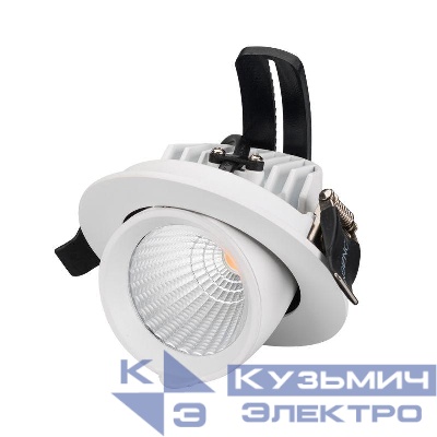 Светильник светодиодный LTD-EXPLORER-R100-12W Day4000 WH 38 deg IP20 металл Arlight 024027