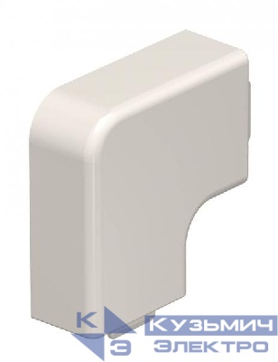 Крышка плоского угла кабель-канала 15х30мм ПВХ WDK HF15030CW крем. OBO 6161219