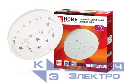 Светильник светодиодный DECO СОЗВЕЗДИЕ 36Вт 6500К 3240лм 230В 380х55мм IN HOME 4690612025018