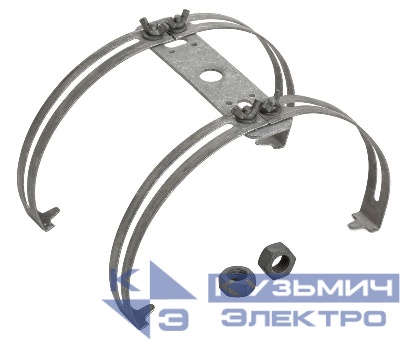 Держатель молниеприемника d16 на круглый конек оцинк. сталь TD IEK ZLC10D-LH-06-16