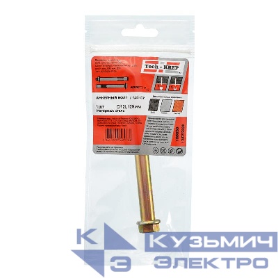 Болт анкерный с гайкой 12х129 Tech-Krep/Zitar 108050