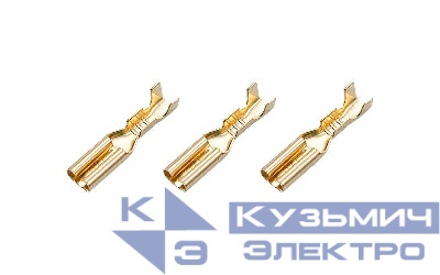 Клемма плоская (гнездо-3.6мм) 1-1.5кв.мм (DJ622-D2.8х0.5B) Rexant 08-0919